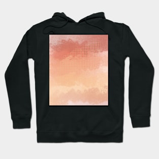 Abstract pink and yellow pastel colors Hoodie